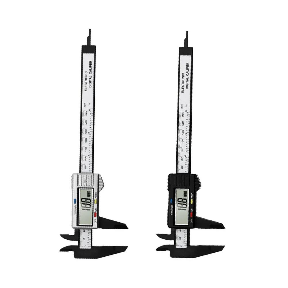 0-150mm Measurement Ruler Digital Vernier Caliper Lightweight 4 Measuring Functions Woodworking Tool for Auto Machinery