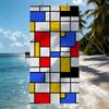 Art M-Mondrian Handtuchtrockner Badetuch Anwendbar für Leichtes Schwimmen Camping Yoga Strand Aus