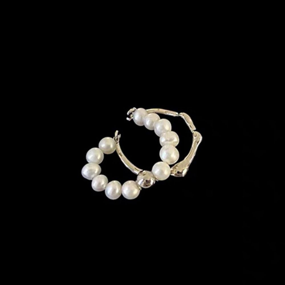 Gifts Party Baroque Pearl Girls Women Rings Adjustable Open Ring Index Finger Ring Korean Style