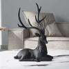 High End Deer Statue Reindeer Figurines Resin ELK Sculpture For Living Room Luxury Home Decoration Nordic Tabletop