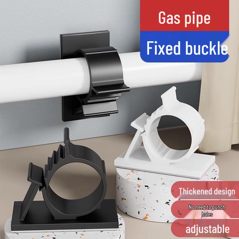Self-Adhesive No-Drill Pipe Clamps