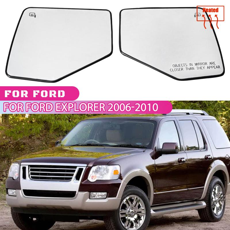 Für Ford Explorer 2006 2007 2008 2009 2010 Außen Rückspiegel Seitenspiegel Glas Linse Mit Heizung 6L2Z-17K707-E 6L2Z-17K707-C