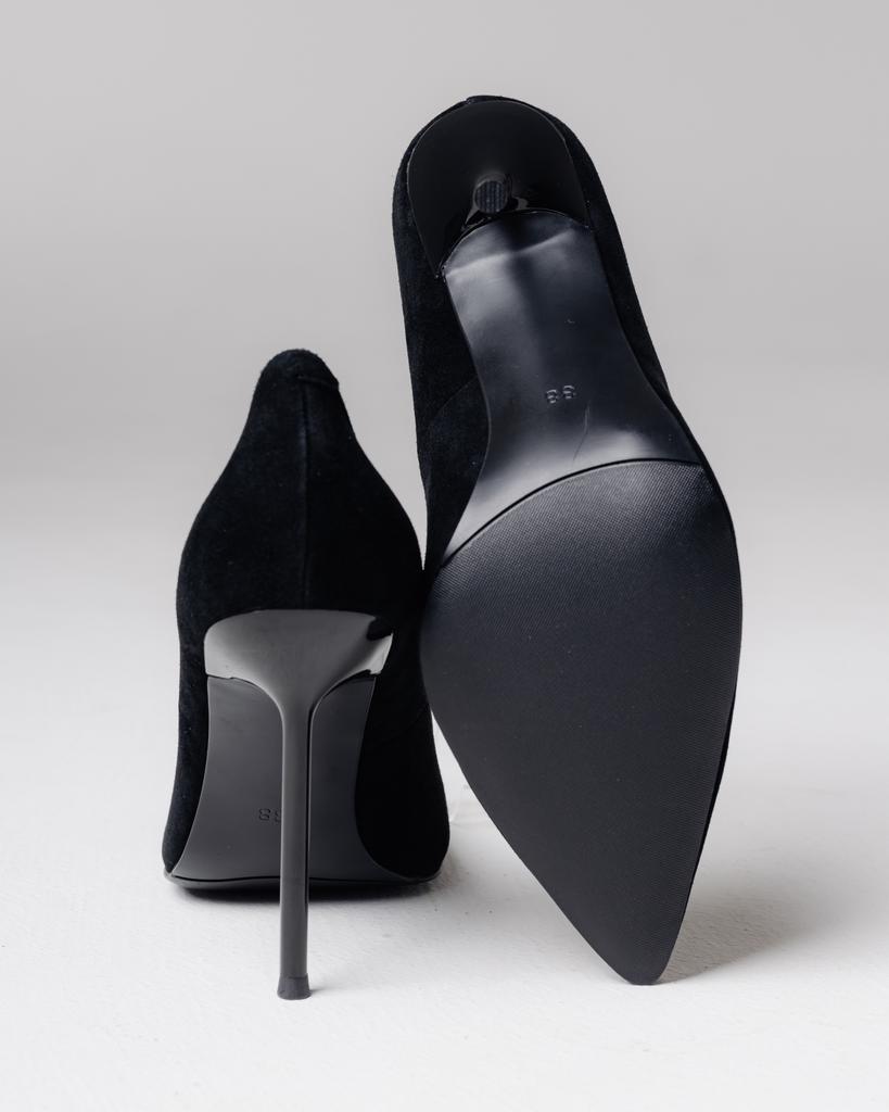 Туфли на высоком каблуке Melanda 5037302 37 черные замша