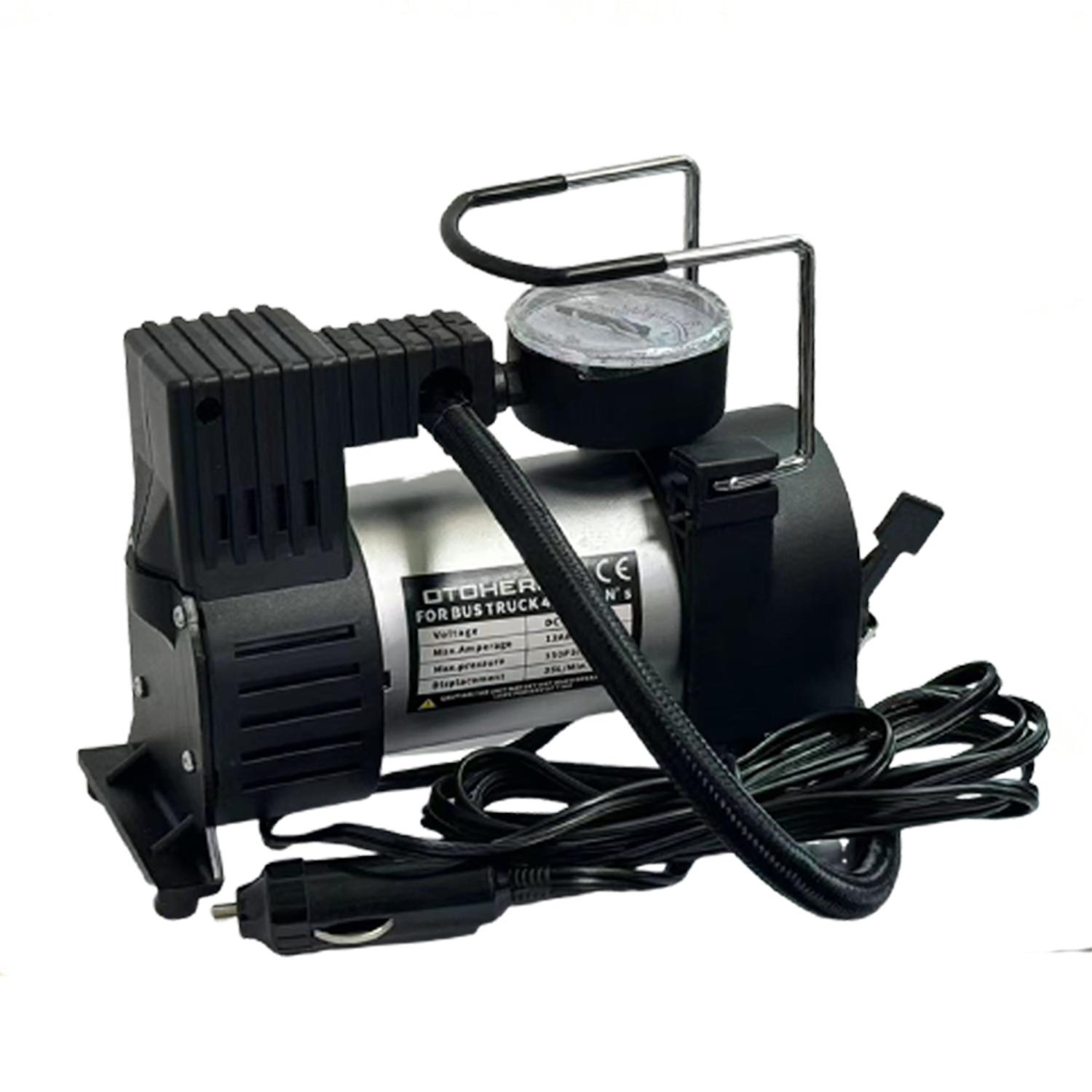 

Автомобильный воздушный насос 12 В 150 фунтов на квадратный дюйм портативный воздушный компрессор автомобильный насос для накачивания шин с манометром для шин аварийные аксессуары для авторемонта