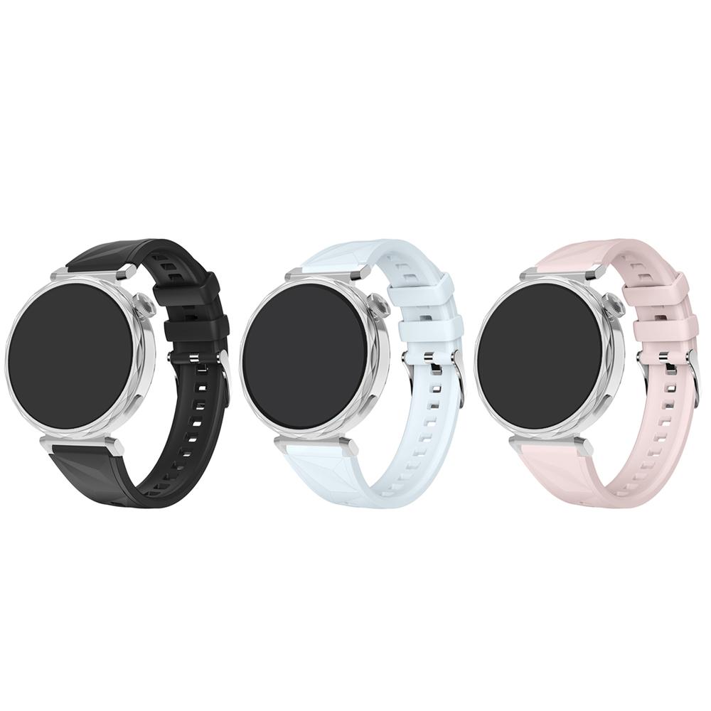 

3 шт.-18 мм Подходит для Huawei Watch GT5/GT5 Pro/GT4 Женский силиконовый ремешок для смарт-часов с игольчатой пряжкой 18mm