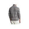 Polo Ralph Lauren FW22 Pattern Jacquard Half-Zip Knit Sweater Men Sweater Gray 710878304-001