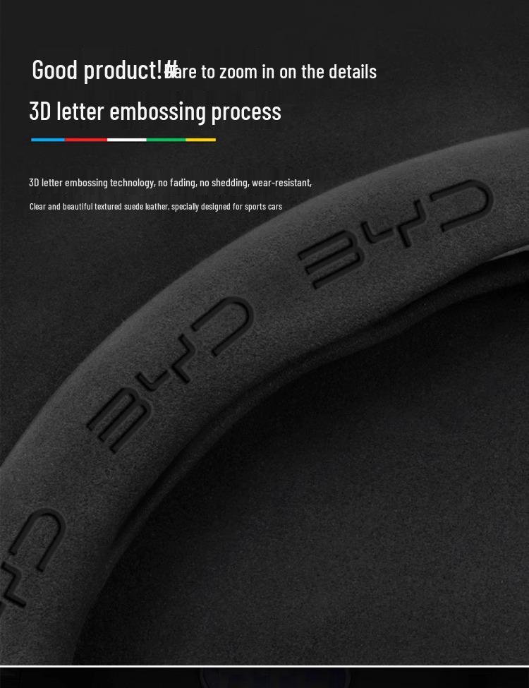 Funda de Volante de Ante para Modelos BYD: Song Pro, Qin, PULS, Tang MAX, Han, Yuan, F3, F6