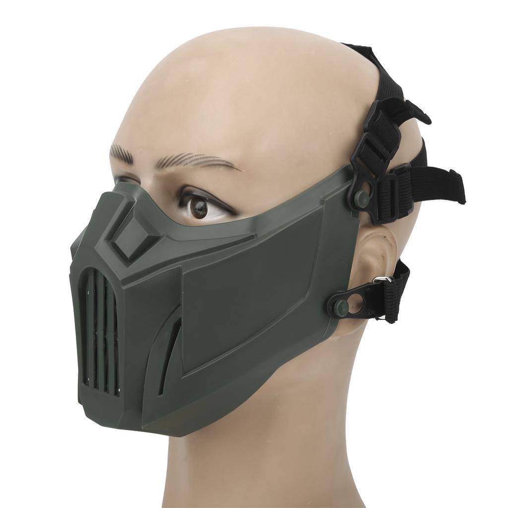 Tactic Half Face Guard Breathable Comfortable Military Protection Equipment for Outdoor CS Game