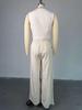 2025 Summer Women's Casual Set: Elegant Vest Tank Top & High-Waisted Wide-Leg Pants
