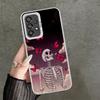 Floral Skull Flower Skeleton Shockproof Phone Case for Samsung A17 A16 A15 A14 A37 A57 A36 A56 A26 A35 A55 A25 A34 A54 A24 A13 A