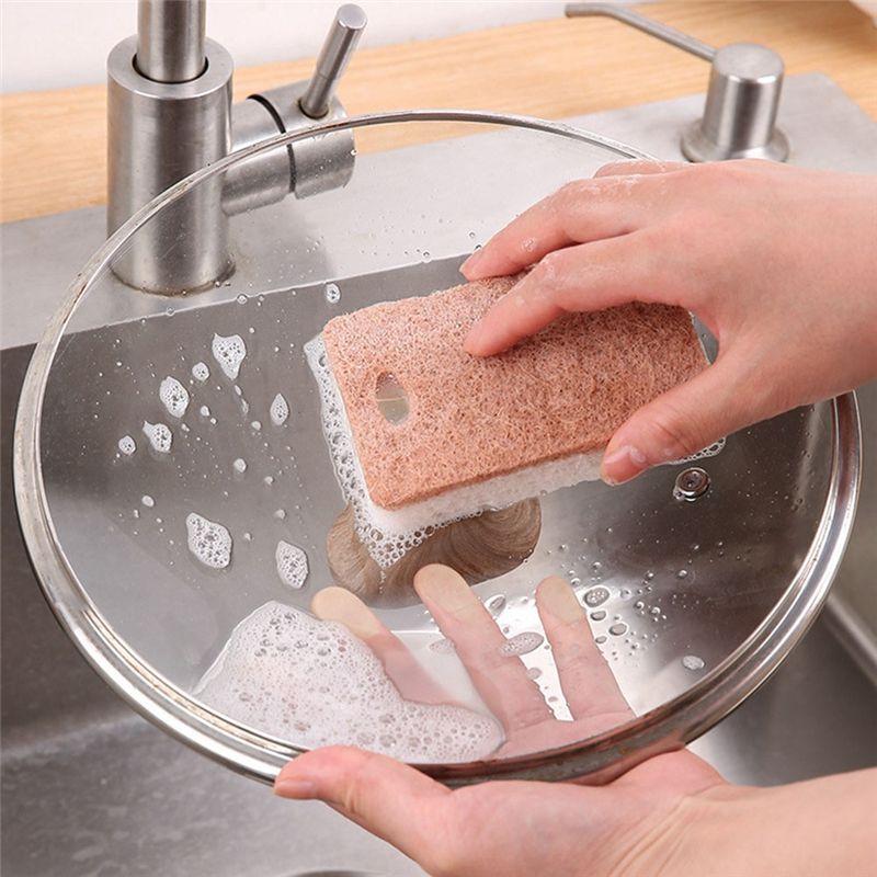 ABWR-24PCS Dishwashing Cotton For Dishes, Cellulose Sponges Safe On Non-Stick Cookware