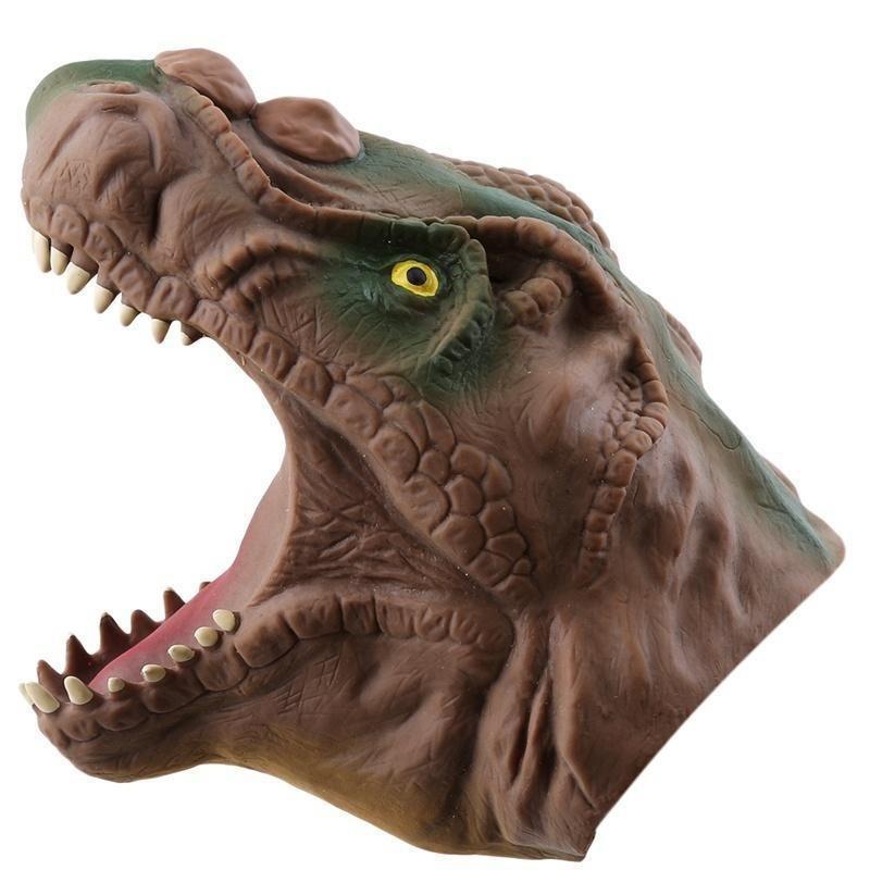 

1 шт. Пластиковые игрушечные перчатки, наборы для кукол-динозавров, принадлежности для творчества и развлечений 1PC коричневый