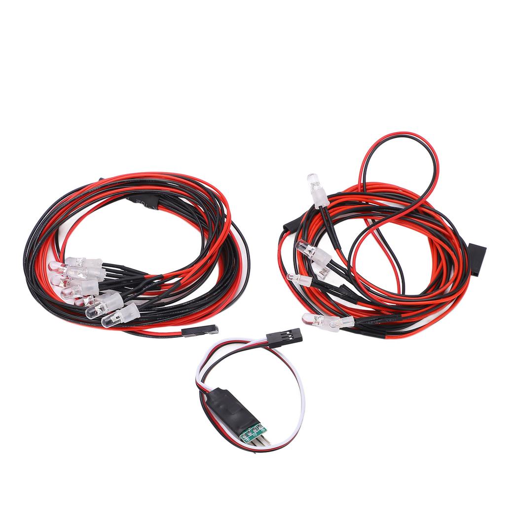 RC Car Flashing Light Lamp System with 6 Lamps 8 Lamps Durable RC Car LED Light Kit