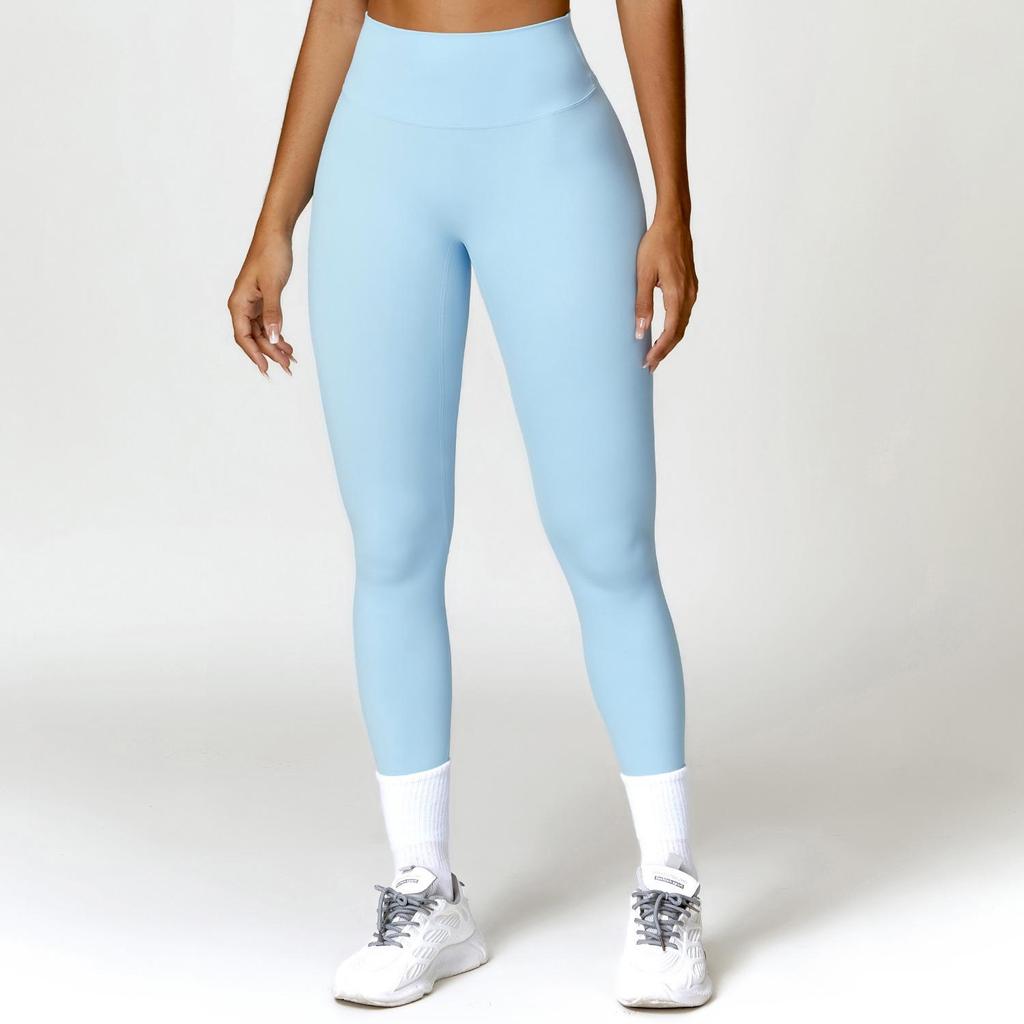 Pantaloni da Yoga a Vita Alta Asciugatura Rapida - Leggings Sportivi e da Corsa Spazzolati