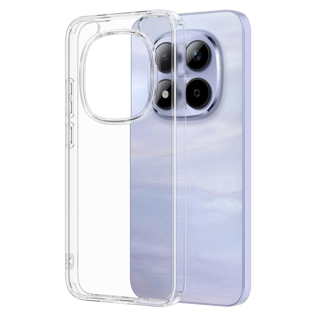 For Xiaomi Poco M8 Pro 5G/Redmi Note 15 Pro+ 5G (Global) Clear Phone Case TPU+Acrylic Shockproof Phone Back Cover