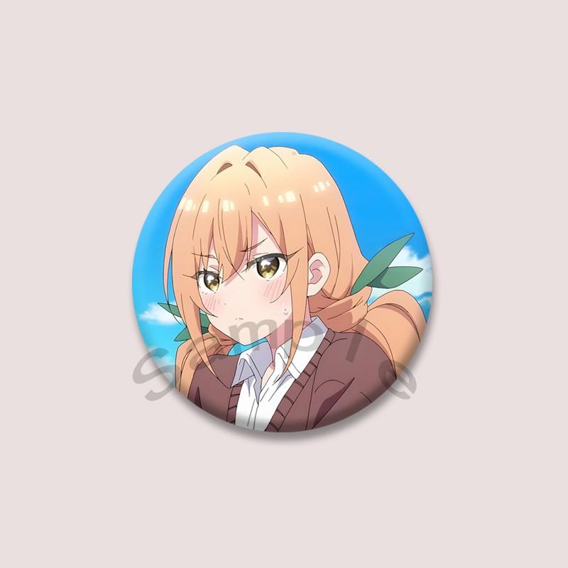 The 100 Girlfriends Who Really Love You Anime Brooches Cartoon Figure Nano Eiai Karane Inda Badges Bag Hat Clothes Button Pins