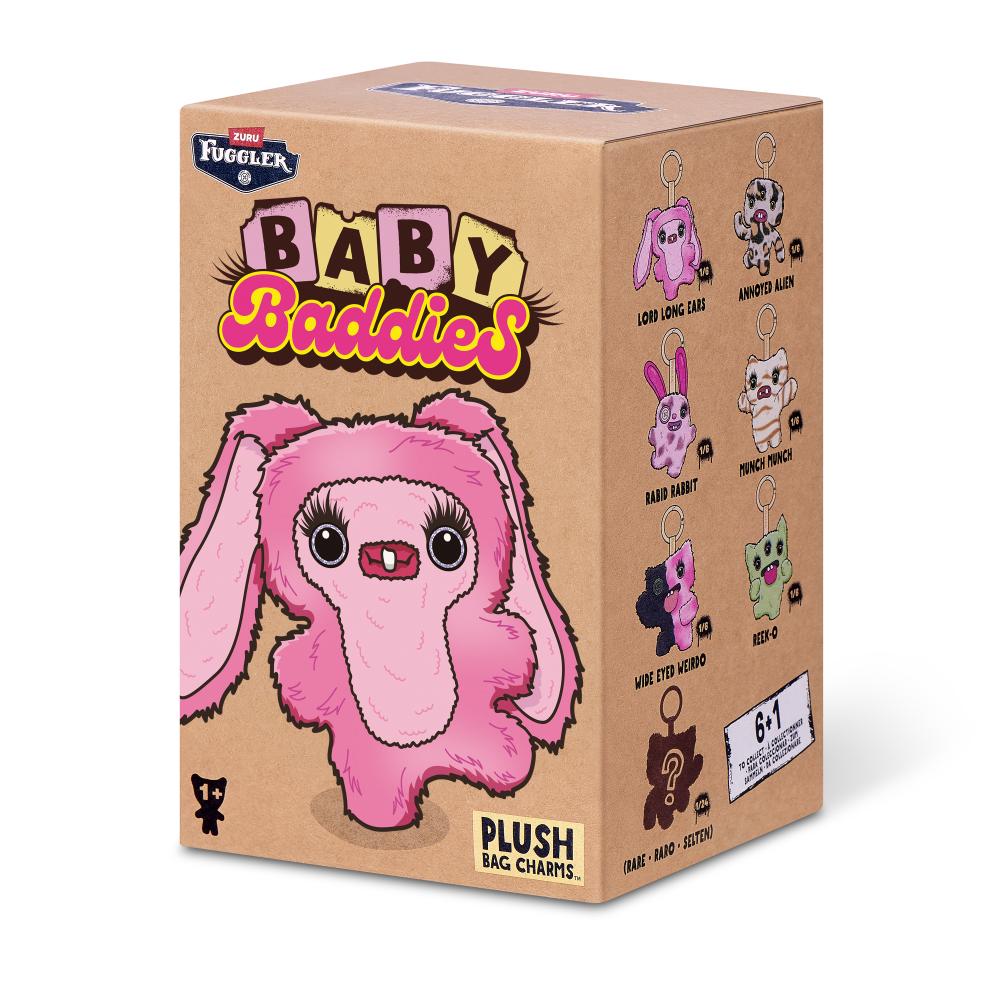 Ugly Cute Monster Plush Keychain Blind Box Toy 10cm Bag Charm Birthday Gift