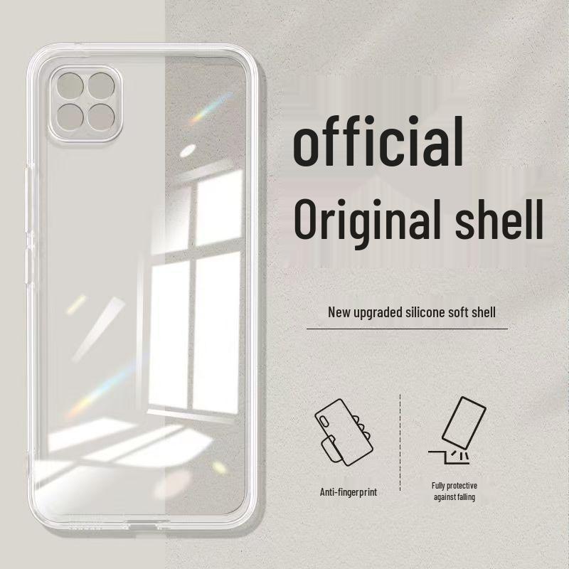 Huawei Enjoy 20 Phone Case - Solid Color, Liquid Full Coverage, Anti-drop, Soft Straight Edge Design