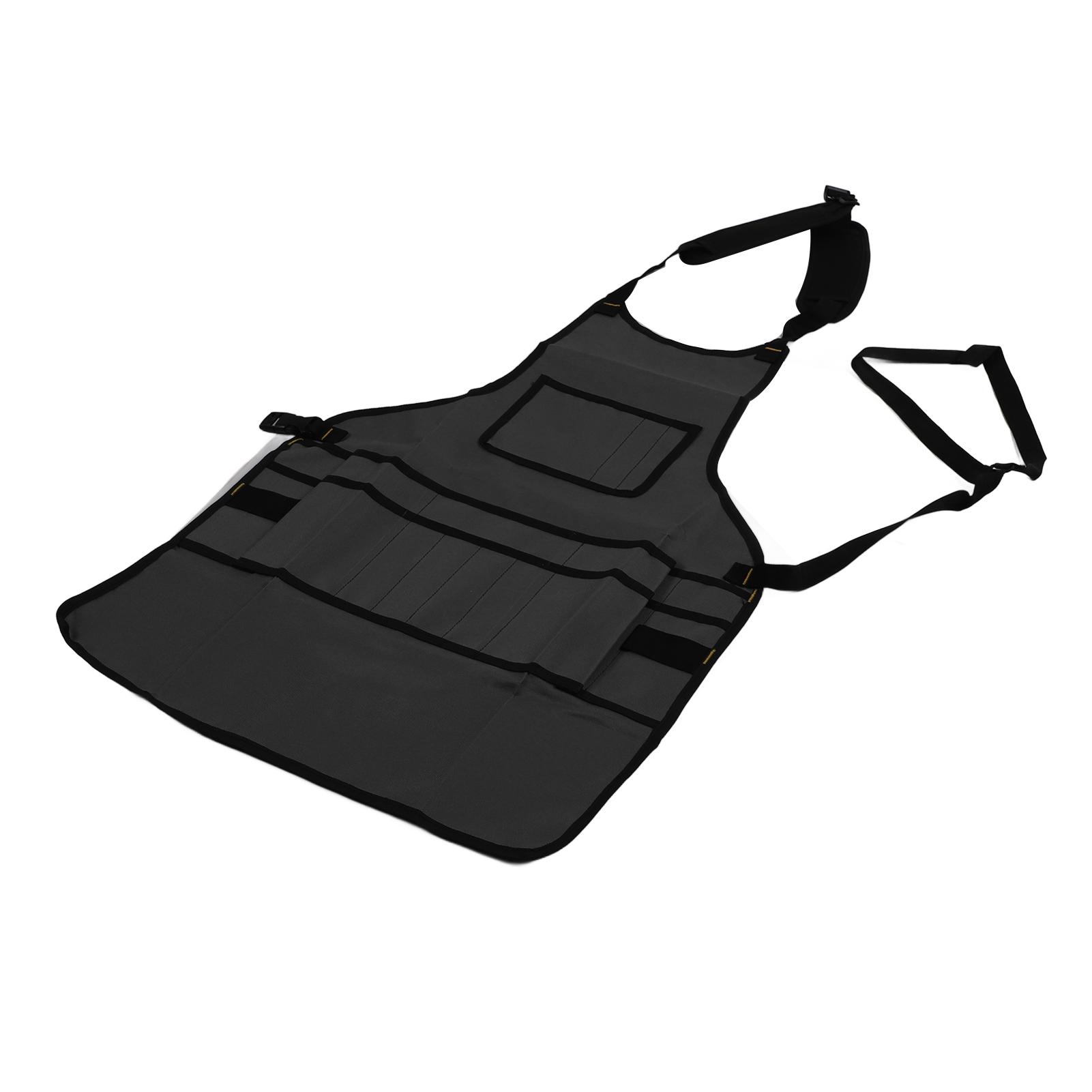 

Рабочий фартук с несколькими карманами, водонепроницаемый, из ткани Оксфорд, сумка-органайзер для инструментов, для садоводства, технического обслуживания автомобилей