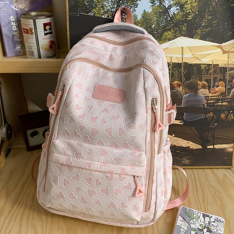 Girls Primary School Students Love Junior High School Students Backpacks Children High School Students Backpacks