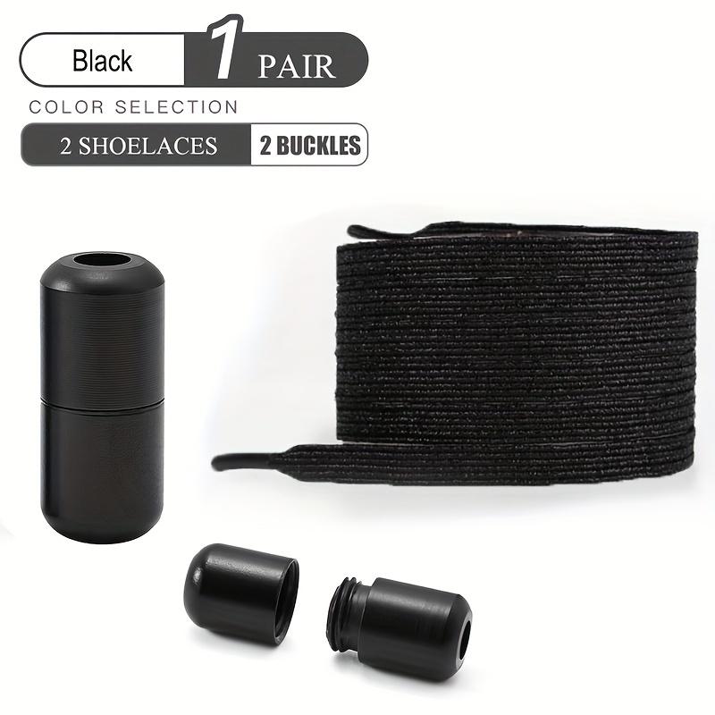 1 Pair of Elastic No-Tie Shoelaces, Lazy Shoelaces, Pearlescent Fashion Shoelaces, Suitable for Skate Shoes and Sneakers