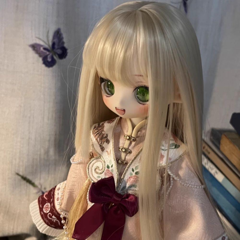 High Temperature Silk BJD Doll Hair 1/3 & 1/4 & 1/6 Doll Hair Wig Bjd Doll Wig  Doll Accessories