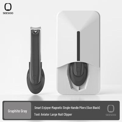 SEESOO Luxury Smart Traveler Anti-Splash Nail Clipper
