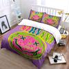 Purple Nirvana Smile Bedding Set Bedding Duvet Cover Set Duvet Cover Pillowcases (1 * Duvet Cover 2 * Pillowcases, without duvet insert)