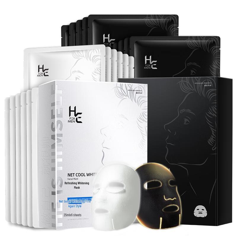

H&E Men s Skincare Facial Sheet Mask Series