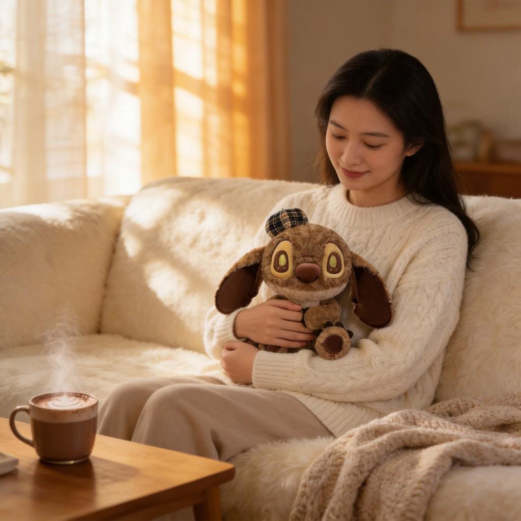 Peluche di Stitch con Imbottitura in Cotone PP per Regalo Collezionisti e Bambini