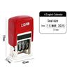 Automatic Re-inking Teacher QC Date Stamp with Adjustable Year, Month, Day