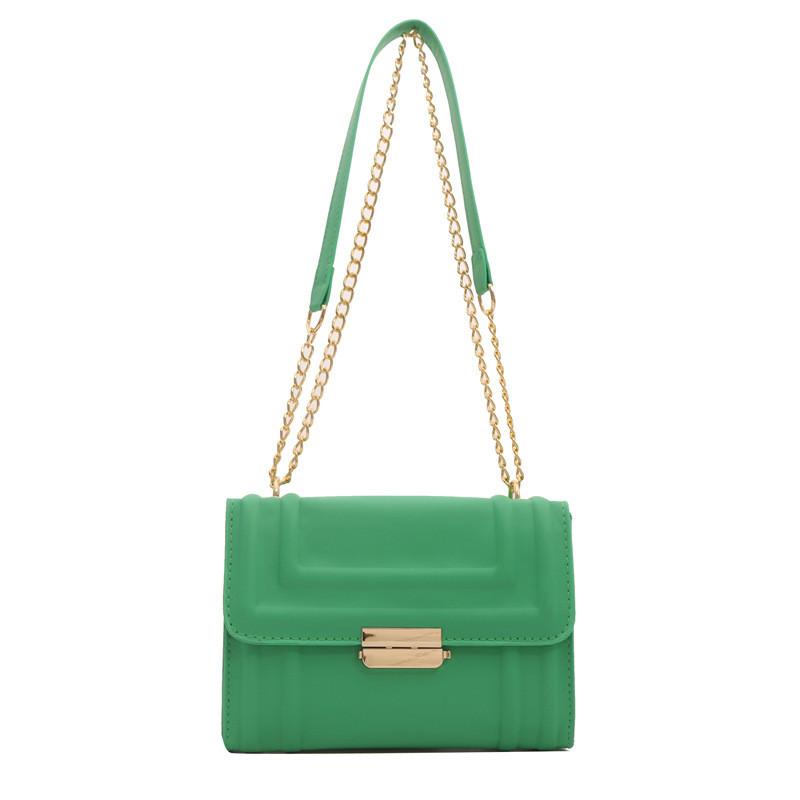 Trendige Kleine Schwarze Und Rosa Quadratische Tasche Mit Kettenriemen Für Damen, Ideal Für Lässige Outfits