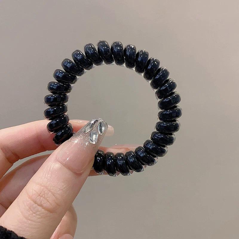 Korean High-Quality Summer Fresh Telephone Cord Scrunchie - Cute & Durable Hair Tie for Women