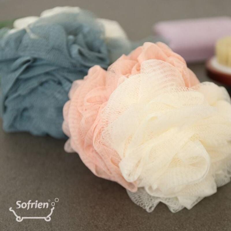 Two-tone shower ball