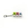 LED Keyboard Keychain Fidget Toys Crystal Clicker Sensory Toy for Stress Relief Keyboard Keychain Fidget Gadget for Adults Amagi