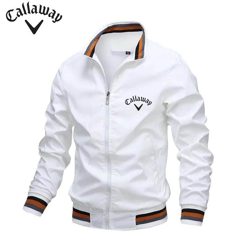 

Вышитая мужская куртка Callaway на молнии, сезонная, высококачественная, деловая, спортивная куртка для отдыха на открытом воздухе, куртка Assault XL