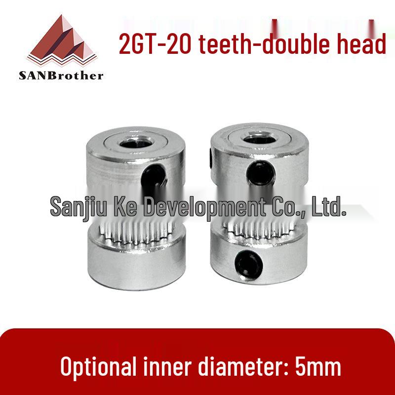 

Aluminum Alloy 2GT 20-Tooth Timing Pulley with M4 Set Screw
