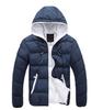 Men's Winter Cotton-Padded Jacket, New Korean Style, Trendy Cold-Weather Coat for Teens, Handsome Autumn and Winter Apparel.