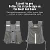 For Biking Running Storage Vest Lightweight Running Vest Reflective Hydration Water Chest Pack With Phone Storage Pocket