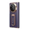 Suitable for Huawei Matex6 Mobile Phone Case Folding Center Shaft Anti-fall X5 Collector's Version Rotating Bracket X3 Business Leather Case