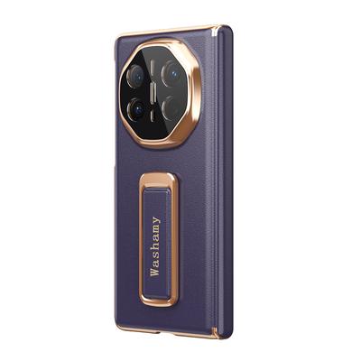 Suitable for Huawei Matex6 Mobile Phone Case Folding Center Shaft Anti-fall X5 Collector's Version Rotating Bracket X3 Business Leather Case