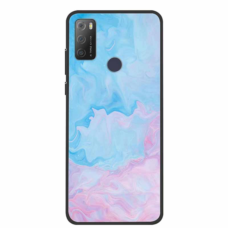 Pro Alcatel 1S 2021 Case Luxusní silikonový TPU měkký kryt na telefon pro Alcatel 1S 2020 Nárazuvzdorný roztomilý TPU nárazník Fundas Coque