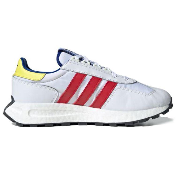 Adidas Retropy E5 Bílé Šarlatové Královsky modré Unisex tenisky Cloud-White Better-Scarlet IG9991