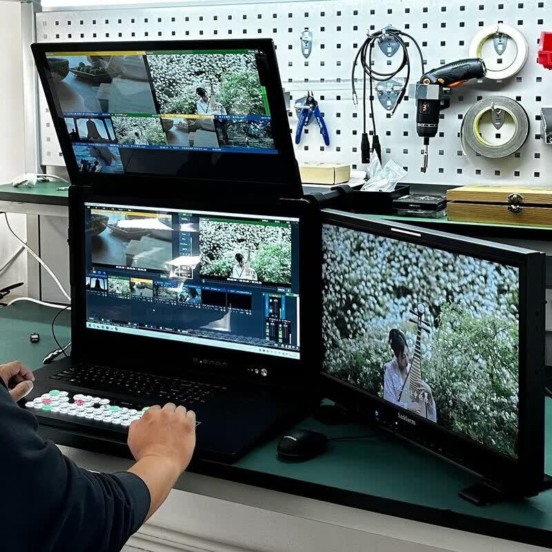 JSY9900pro Dual-Screen Live Production Switcher