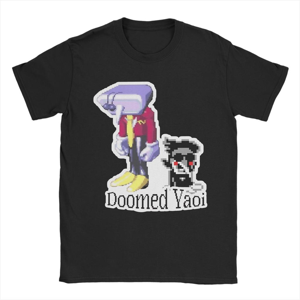 Herren Deltarune Spamton und Tenna Deltarune Spiel T-Shirts Top Tees Sommer Kurzarm T-Shirt Rundhals Harajuku Lässiges T-Shirt