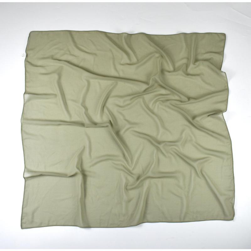 Versatile Solid Chiffon Scarf 90cm Square Headscarf For Women