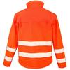 Result Core Mens High-Visibility Winter Blouson Softshell Jacket (Water Resistant & Windproof)
