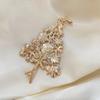 Vintage Dream Crystal Flower Fairy Brooch Vintage Medieval Western Makeup Christmas Tree Pin