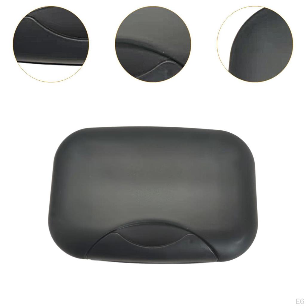 Portable Soap Dish Box Vacation Travel Cases Traveling Camping blue