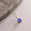 Lucky Blue Eye Evil Eye Pendant Necklace Stainless Steel Glass Charms Necklaces Jewelry For Women Jewelry Accessories Gifts